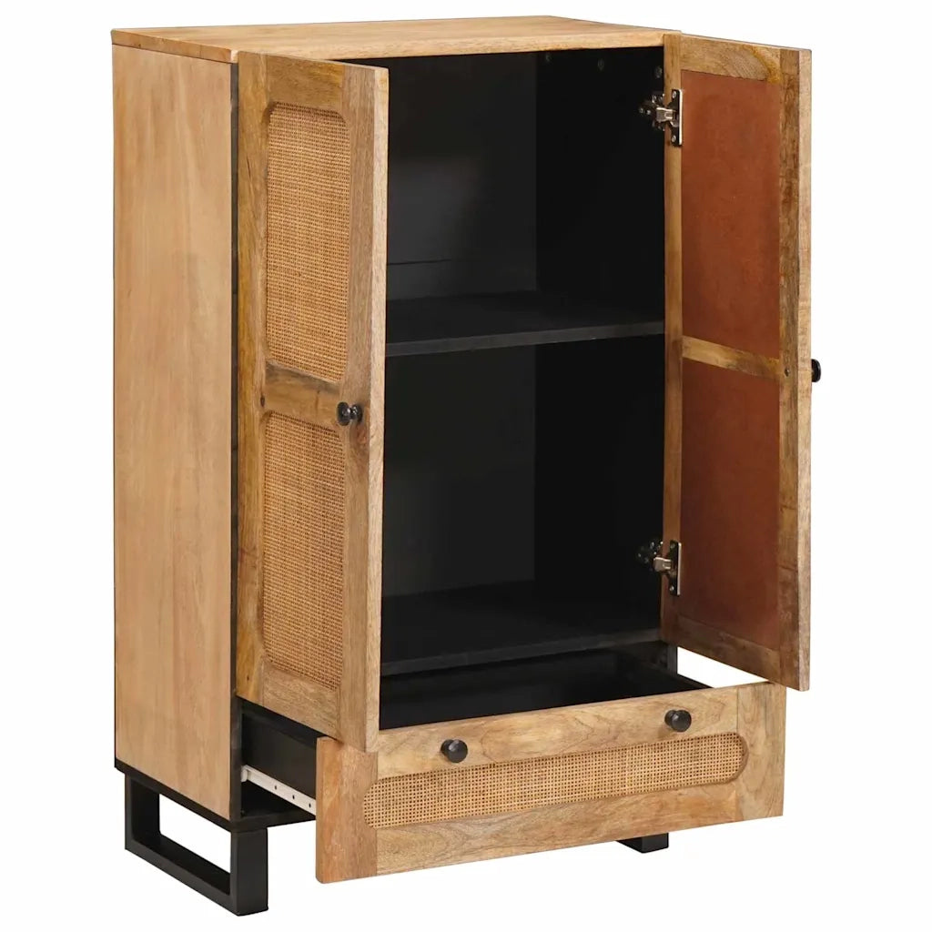 Credenza-Buffet-Armadio da cucina Marrone 60 x 33,5 x 100 cm Legno di mango massello