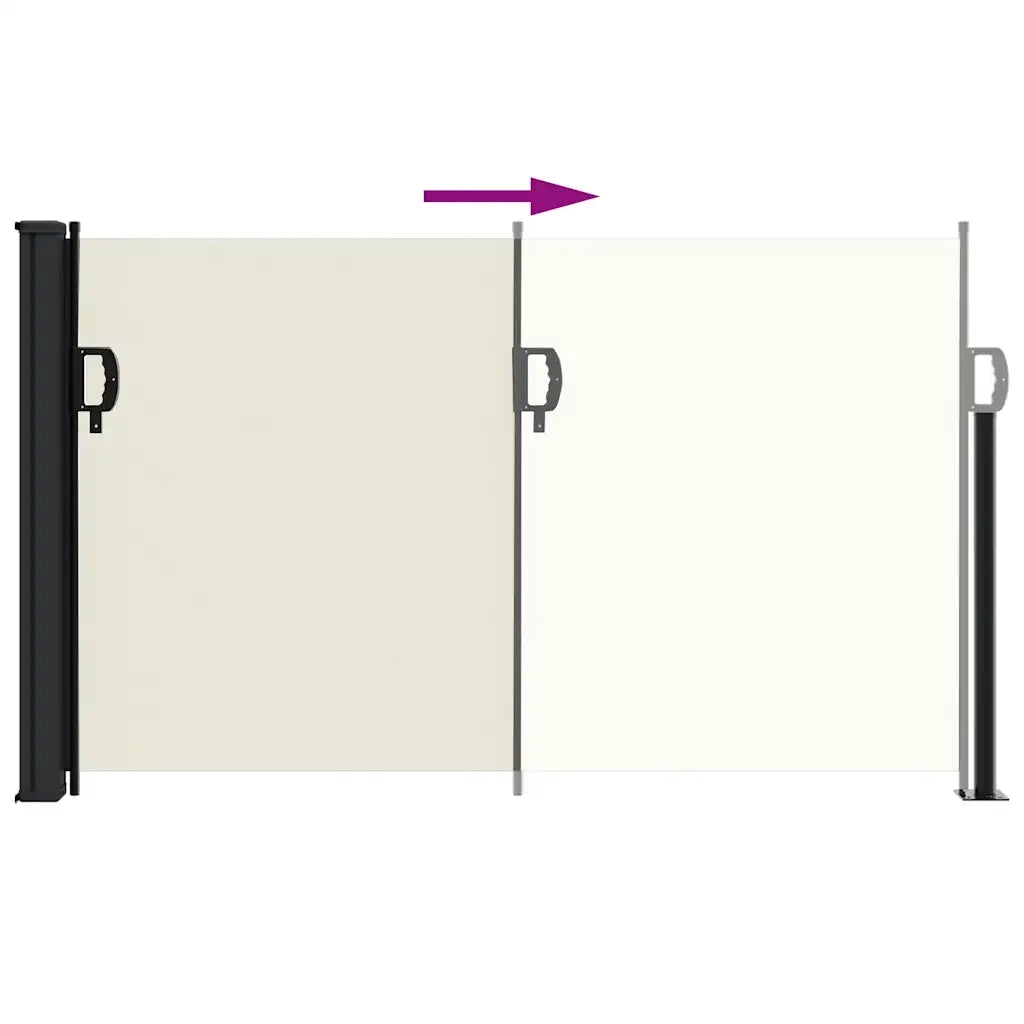 Tenda da Sole Laterale Retrattile Crema 117x300 cm 4004280