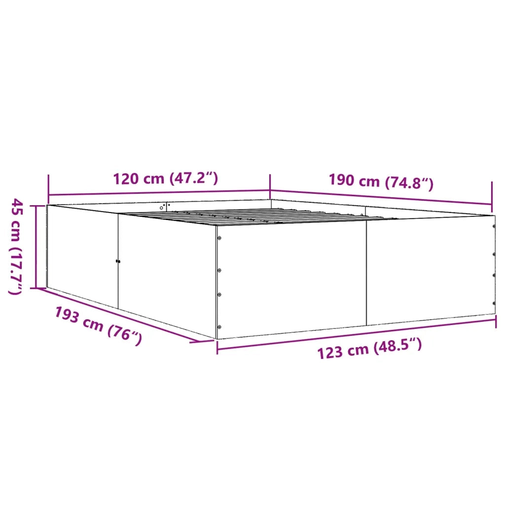 Giroletto Bianco 120x190 cm in Legno Multistrato