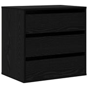 Mobile con Cassetti Nero 61 x 41 x 58 cm Legno multistrato CFW3946275
