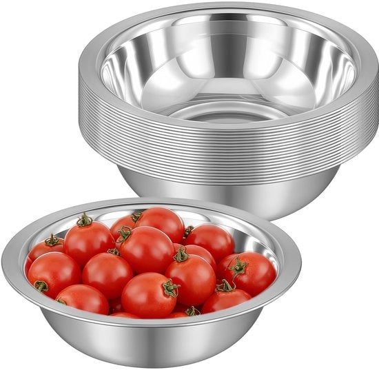 Set di 20 pezzi di utensili in acciaio inossidabile - 16 cm