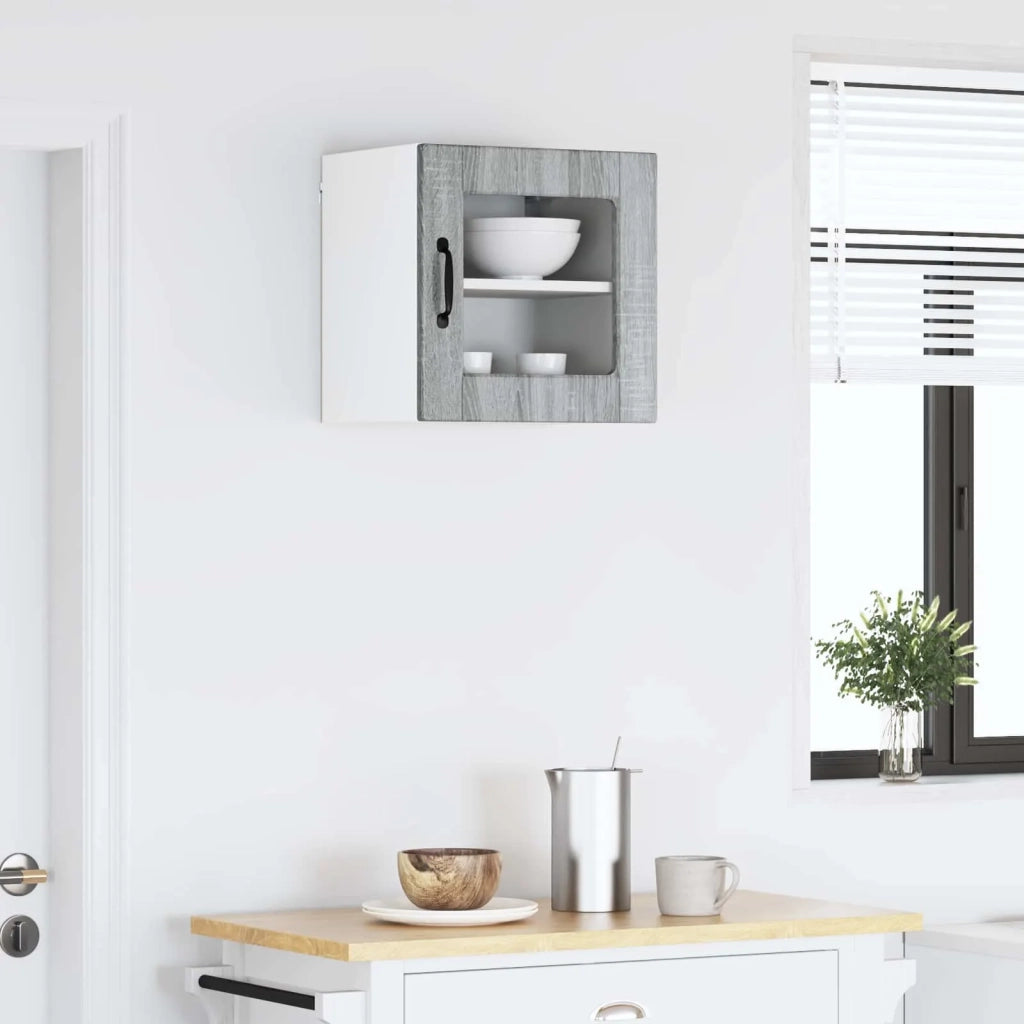 Mobile da cucina con lo scaffale-Armadio da cucina Grigio Sonoma 40 x 31 x 40 cm 778483