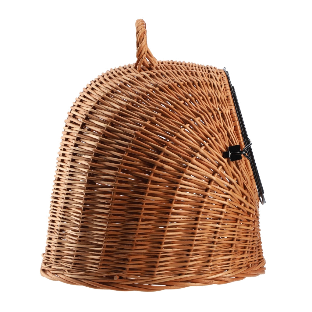 Trasportino KADAX per gatti, cani, conigli, gabbia, box in vimini, cesto, solido, 49 cm