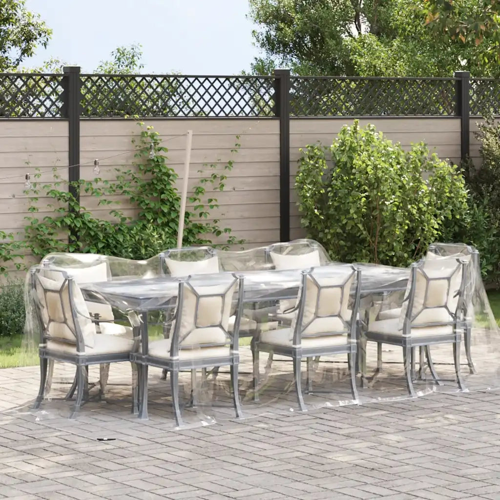 vidaXL Telone Trasparente con Occhielli 2x4 m in PVC