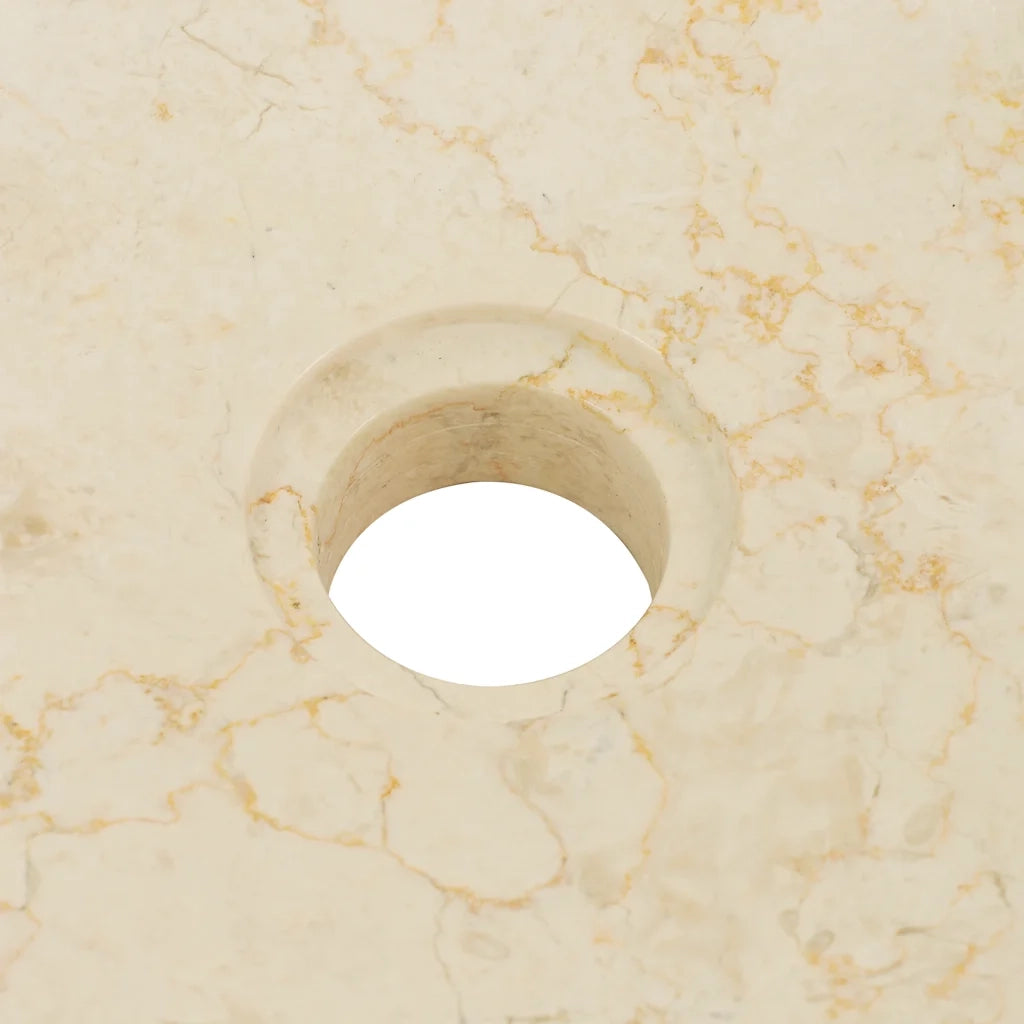 Lavandino 40x12 cm in Marmo Crema 142777