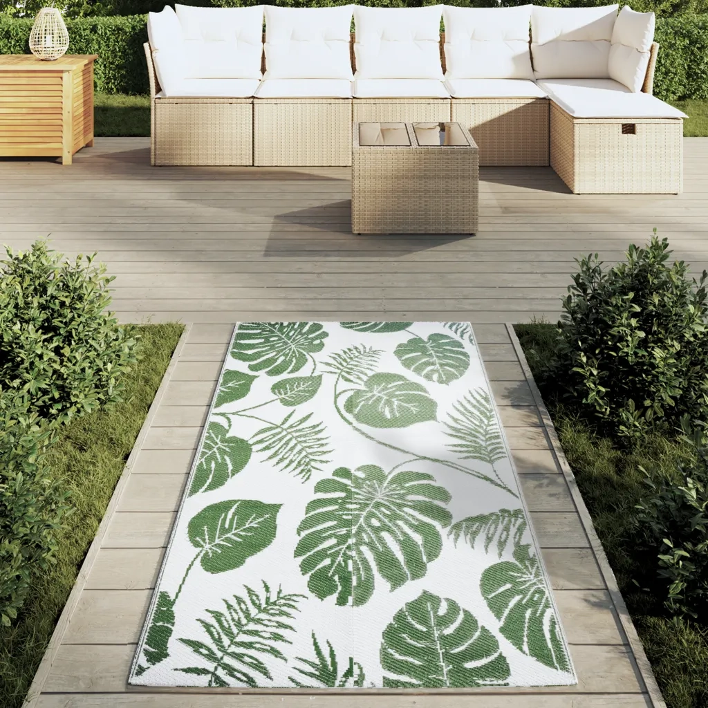 Tappeto da Esterno ARAKIL Verde 80x150 cm in PP