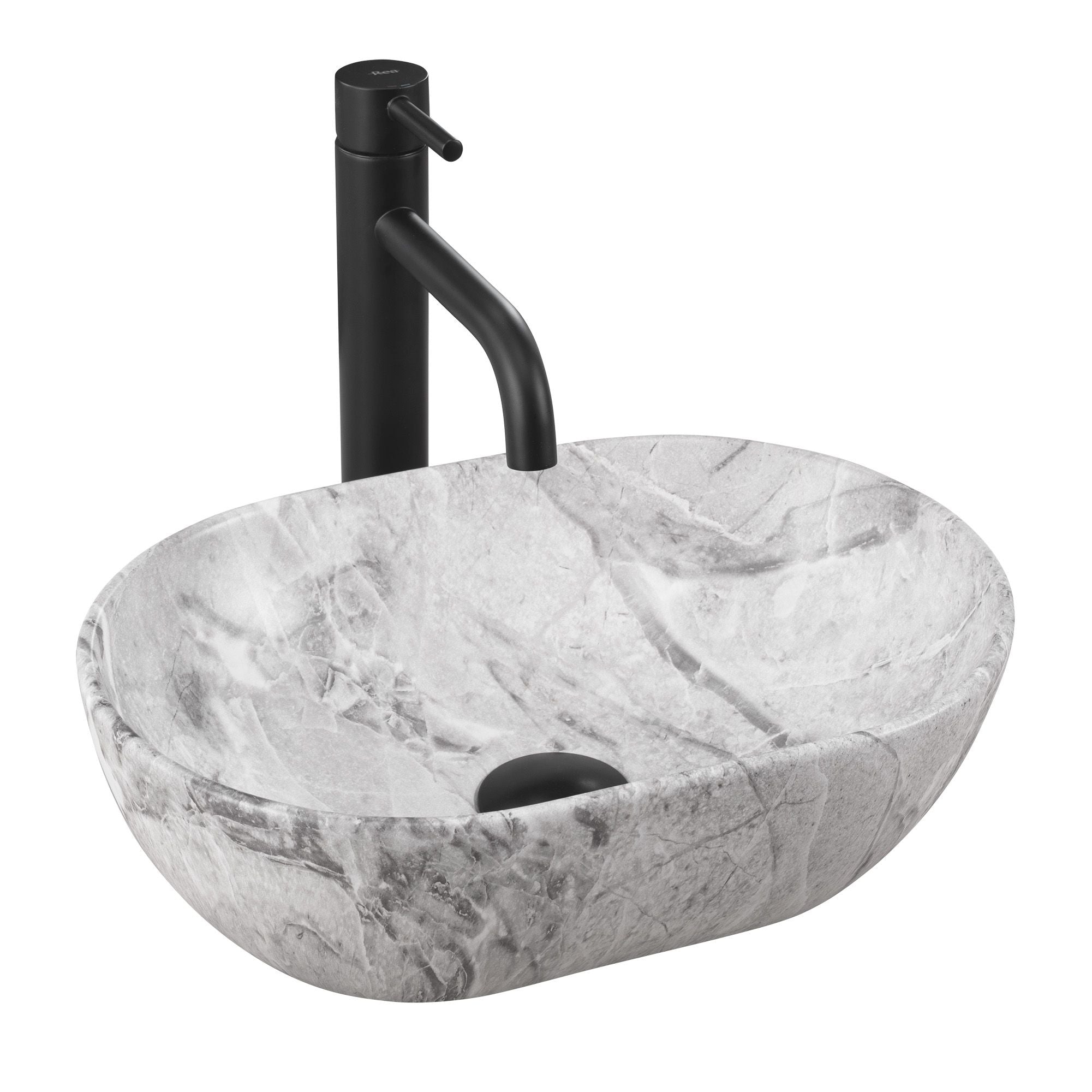 Lavabo Da Appoggio Rea Amelia Mini Stone Matt