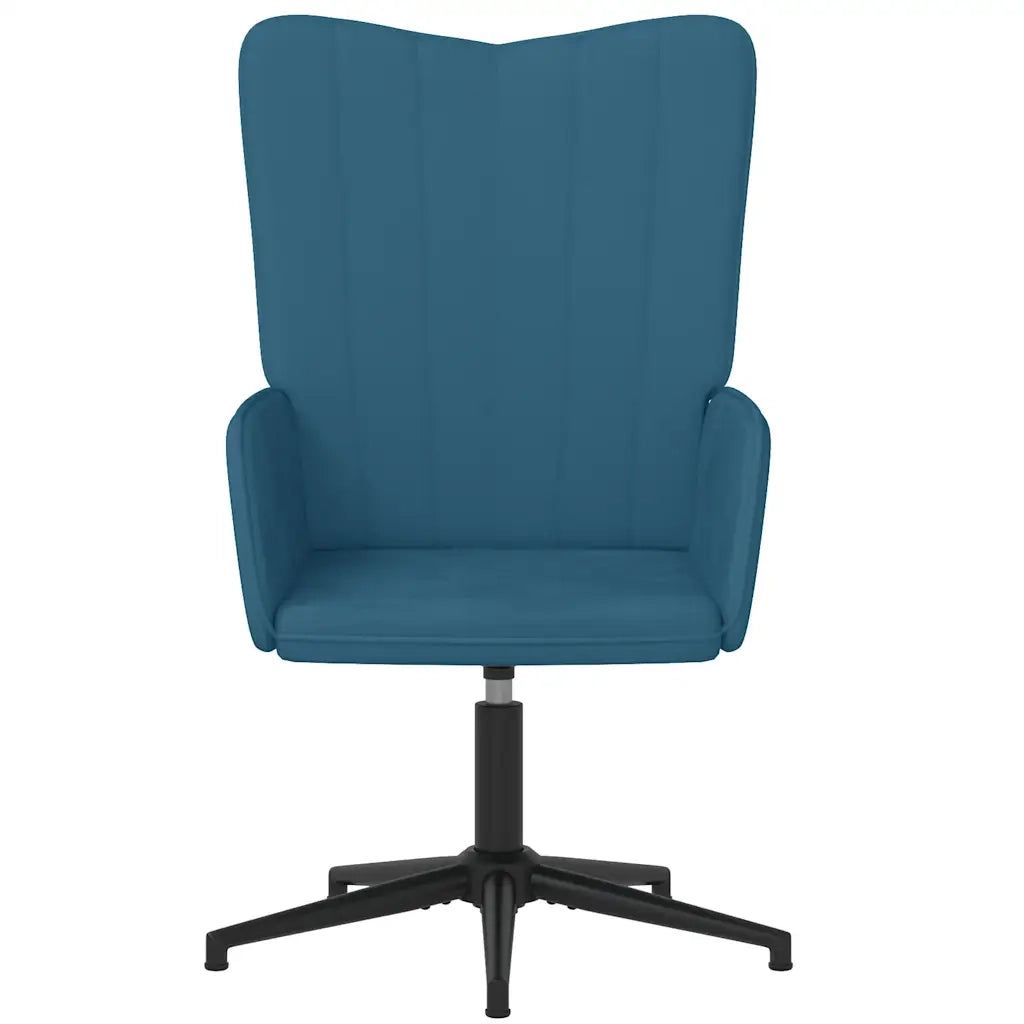 Poltrona Relax Blu in Velluto