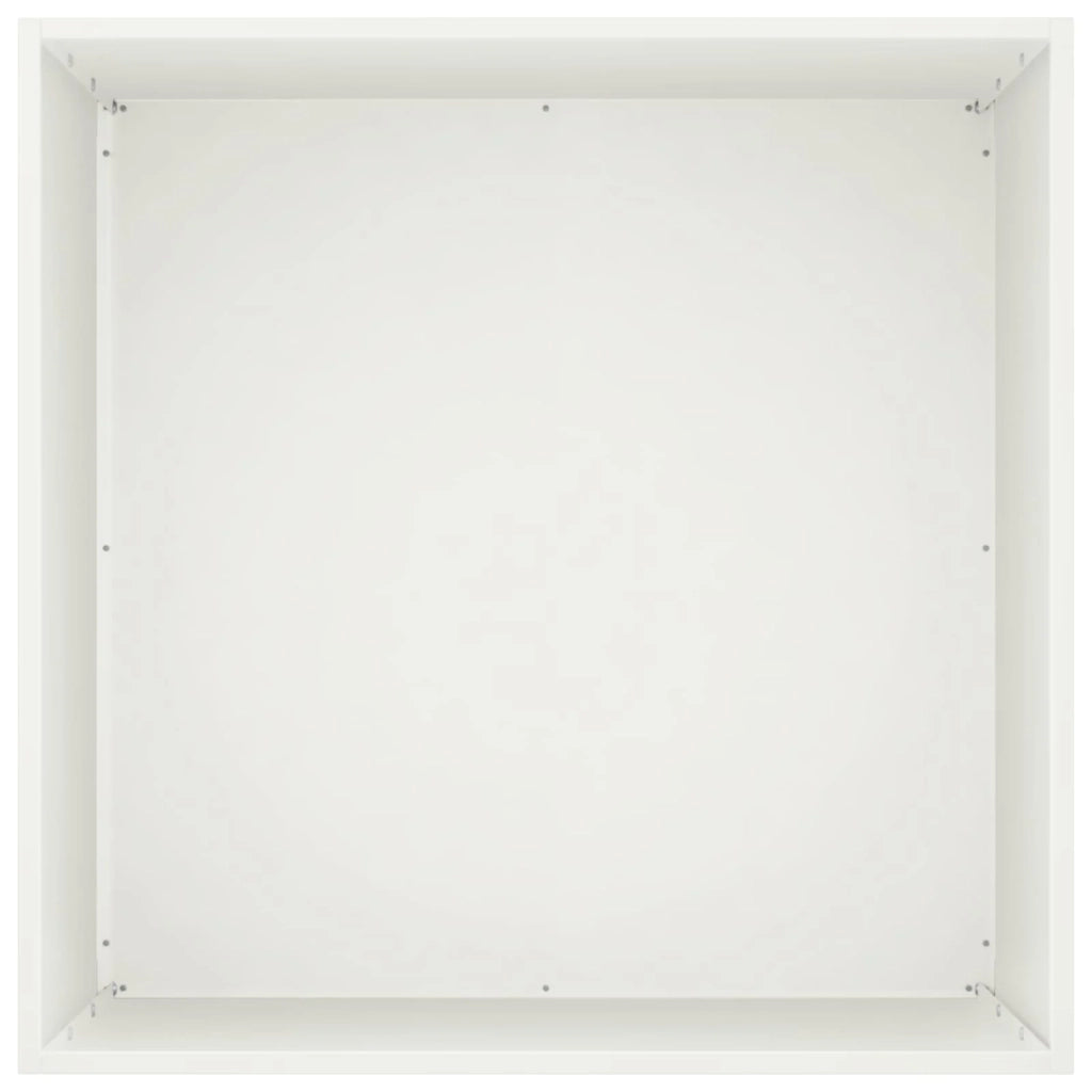 Vaso da giardino 2 pz Bianco 40 x 40 x 75 cm 8005375