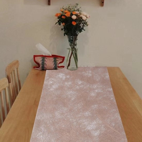Tappeto per tavolo 20 m - Tessuto in microfibra - Resistente alle pieghe - Lavabile in lavatrice - Stile elegante - Protezione contro sporco e liquidi - Copertura per tavolo