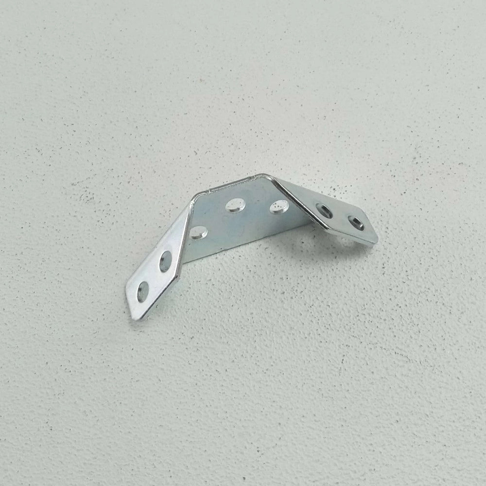 Piastrina angolare 19x63x15mm - 10pz supporto a 3 lati per riparazione e giunzione