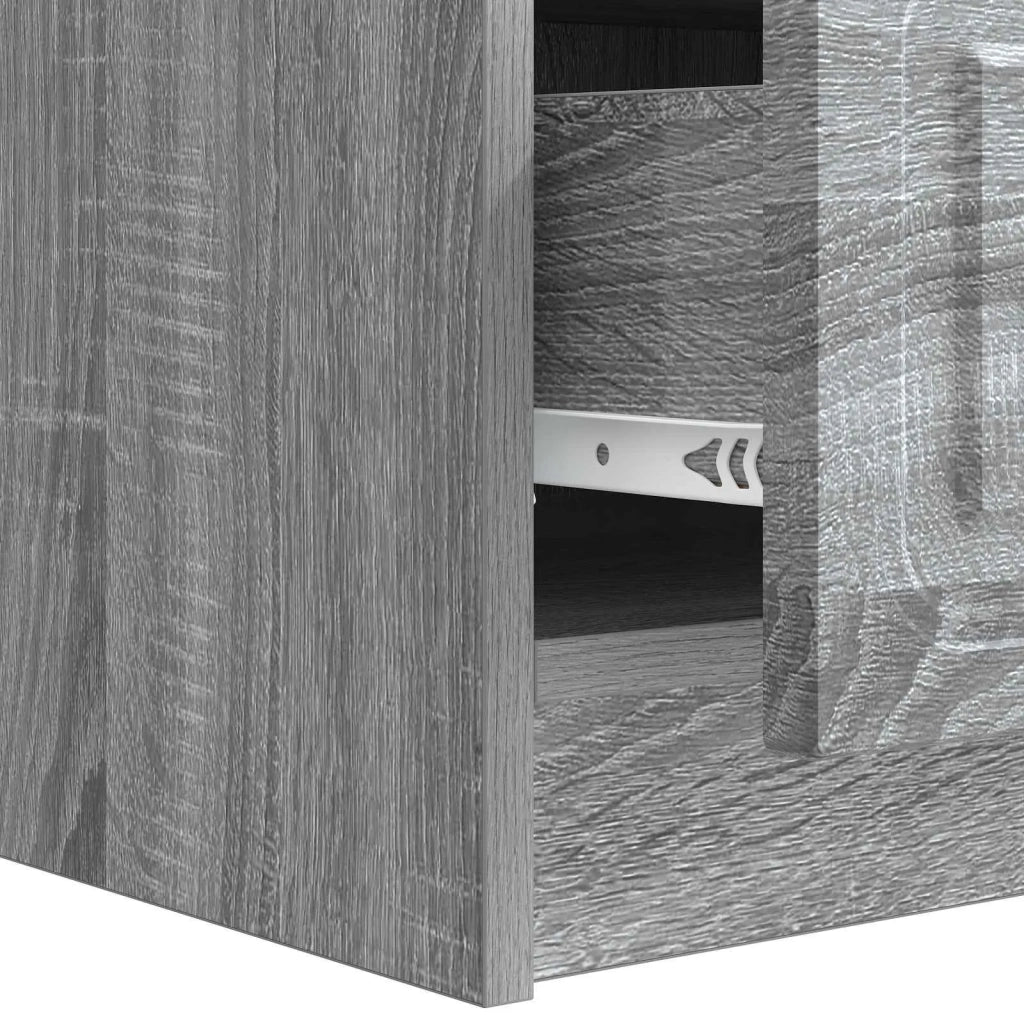 Mobile TV Grigio Sonoma 147 x 34,5 x 27 cm Legno ingegnerizzato
