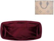 Organizzatore di Tasca per OnTheGo PM/MM/GM Tas, Tas in Tas Organizer, Borse a Manica Lunga e Tote Borse da Uomo (Rouge h, MM)