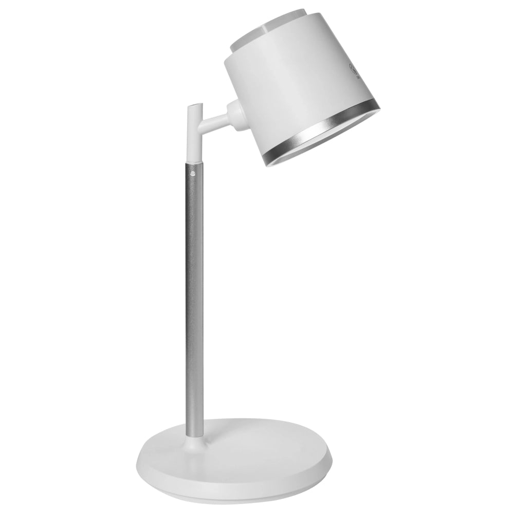 Lampada da tavolo e da parete per ufficio 2 in 1 Illuminazione da tavolo bianca Lampada da lettura per computer Braccio staccabile Funzione CCT Dimmer Stepless