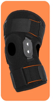 Braccio sportivo con fascia in acciaio, pieghevole, supporto, braccio per ginocchio rinforzato, fascia antiscivolo in silicone, braccio per ginocchio protettivo