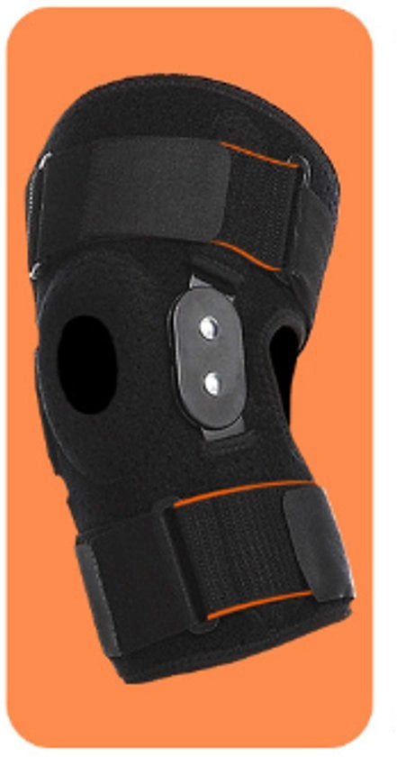 Braccio sportivo con fascia in acciaio, pieghevole, supporto, braccio per ginocchio rinforzato, fascia antiscivolo in silicone, braccio per ginocchio protettivo