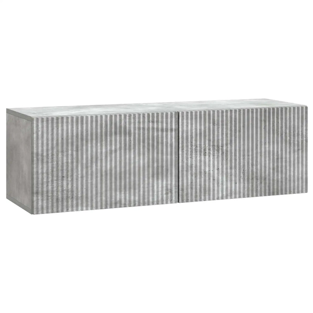 Mobile Porta TV da Muro Grigio Cemento 98 x 31 x 30 cm 898558