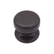 Pomolo fisso per porta SAGUATTI 875/70UAB in alluminio marrone opaco