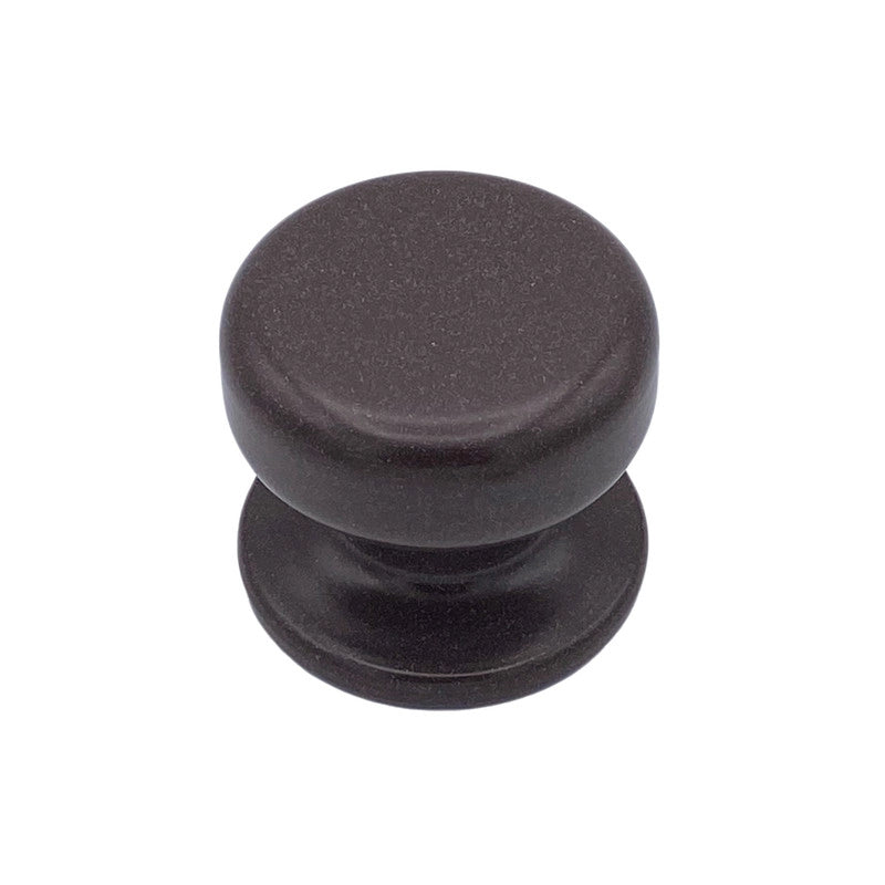 Pomolo fisso per porta SAGUATTI 875/70UAB in alluminio marrone opaco