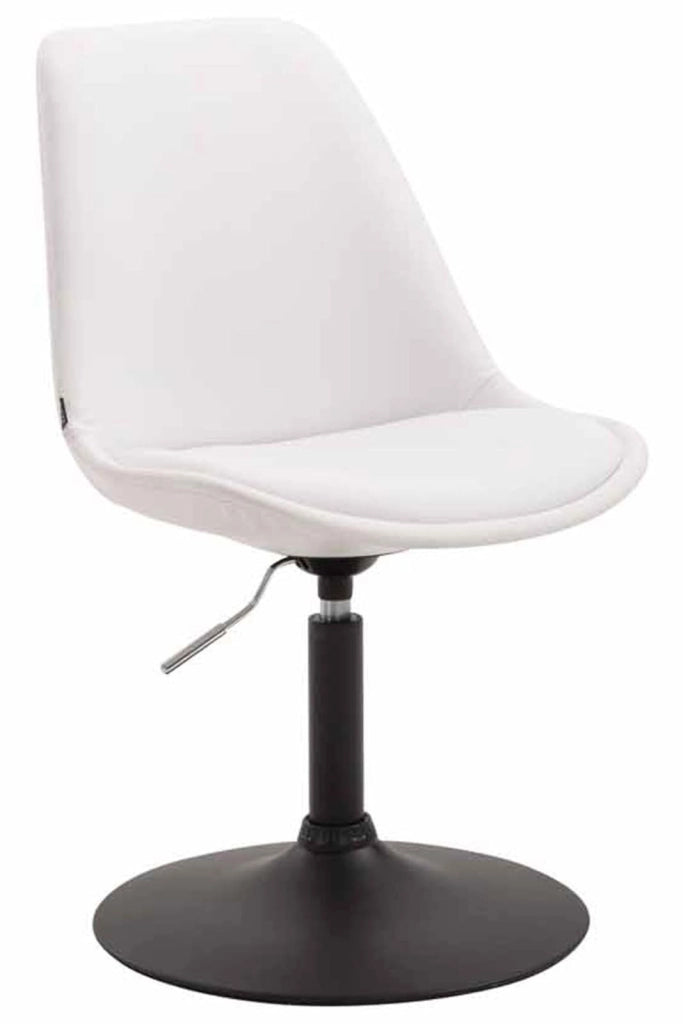 Set di 4 sedie da pranzo Maverick in ecopelle bianco,nero
