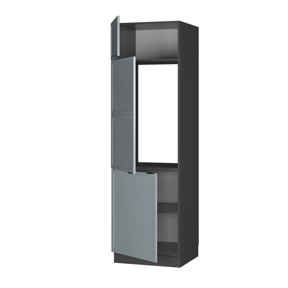Vicco Armadio frigorifero Blu-grigio chiaro 60 cm