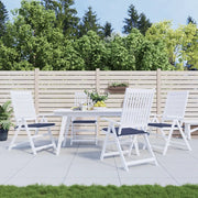 Cuscini per Pallet 4 pz Blu Marino 40x40x3 cm in Tessuto Oxford 378359
