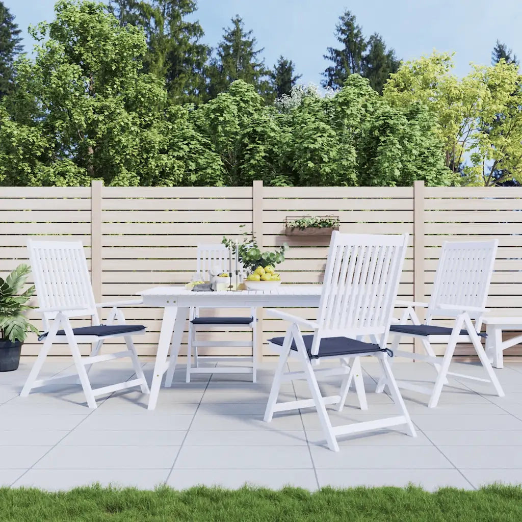 Cuscini per Pallet 4 pz Blu Marino 40x40x3 cm in Tessuto Oxford 378359