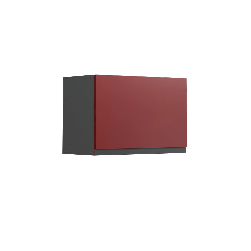 Vicco Pensile da cucina Rosso 60 cm Forma a J, piatta