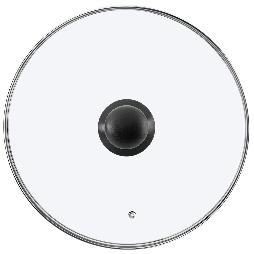 Coperchio in vetro KADAX da 26 cm, universale, resistente al calore, per pentole e padelle.