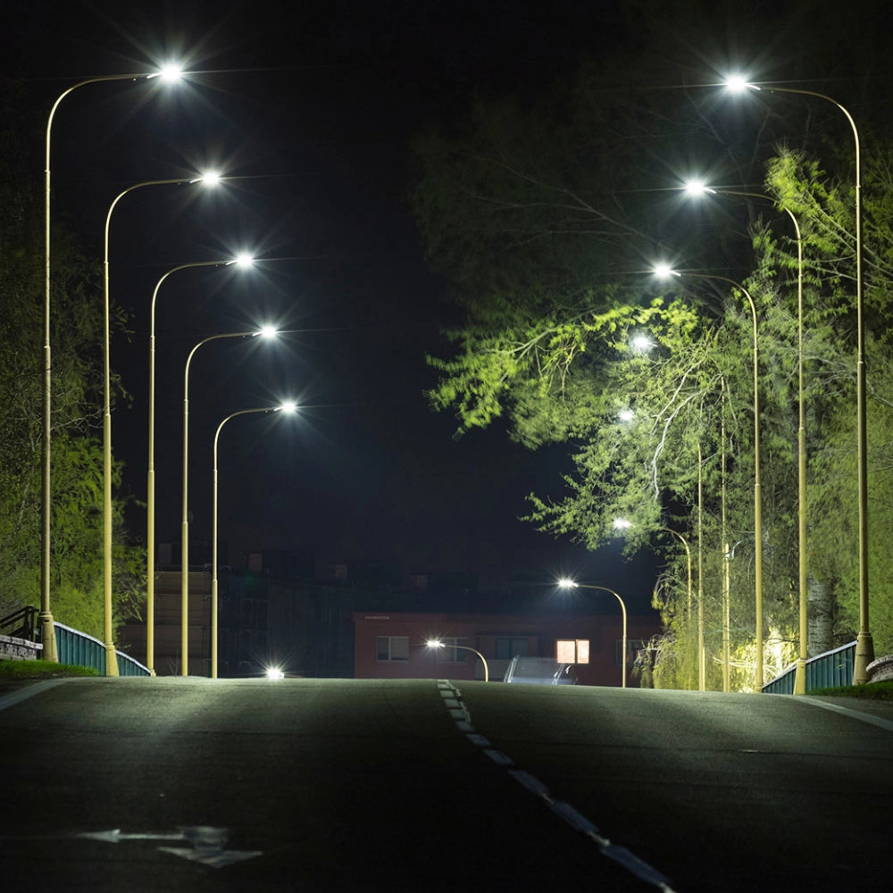 Armatura stradale led slim modello highway ip65 temperatura di luce 4000k watt 150 watt