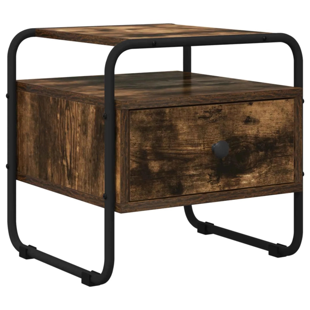 Armadio da Notte Rovere Fumo 40 x 39,5 x 40 cm 8007675