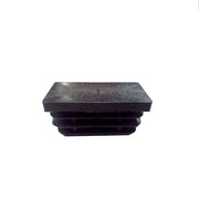 Tappo alettato rettangolare plastica 4pz + misure puntali gommino interno sedia 30 X 40