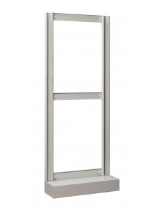 Telaio espositore da terra per cassettiere CRYSTAL BOX - H 150 cm