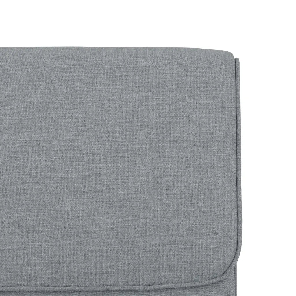 Sedia Lounge Grigio Chiaro 55x64x80 cm in Tessuto cod mxl 14489