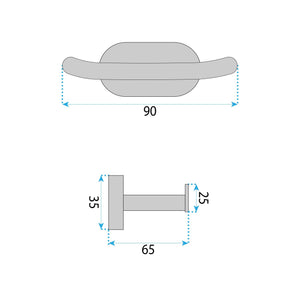 Portasciugamano Da Bagno Til 105 Black