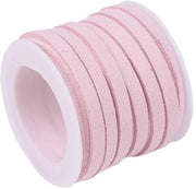 Cinturino in Suedè 5mm - Lato Piano - Gioielli Fai da Te - Creare un Bracciale - 5,45 Yards - Materiale Sostenibile - Cinturino per Gioielli