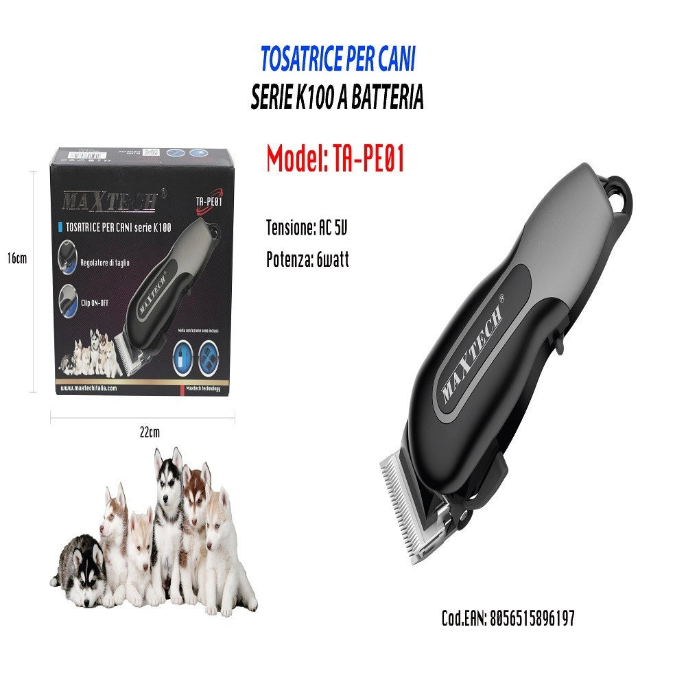 Trade Shop - Tosatrice Rasoio Per Cani Per Il Taglio Del Pelo Serie K100 Ta-pe01 -