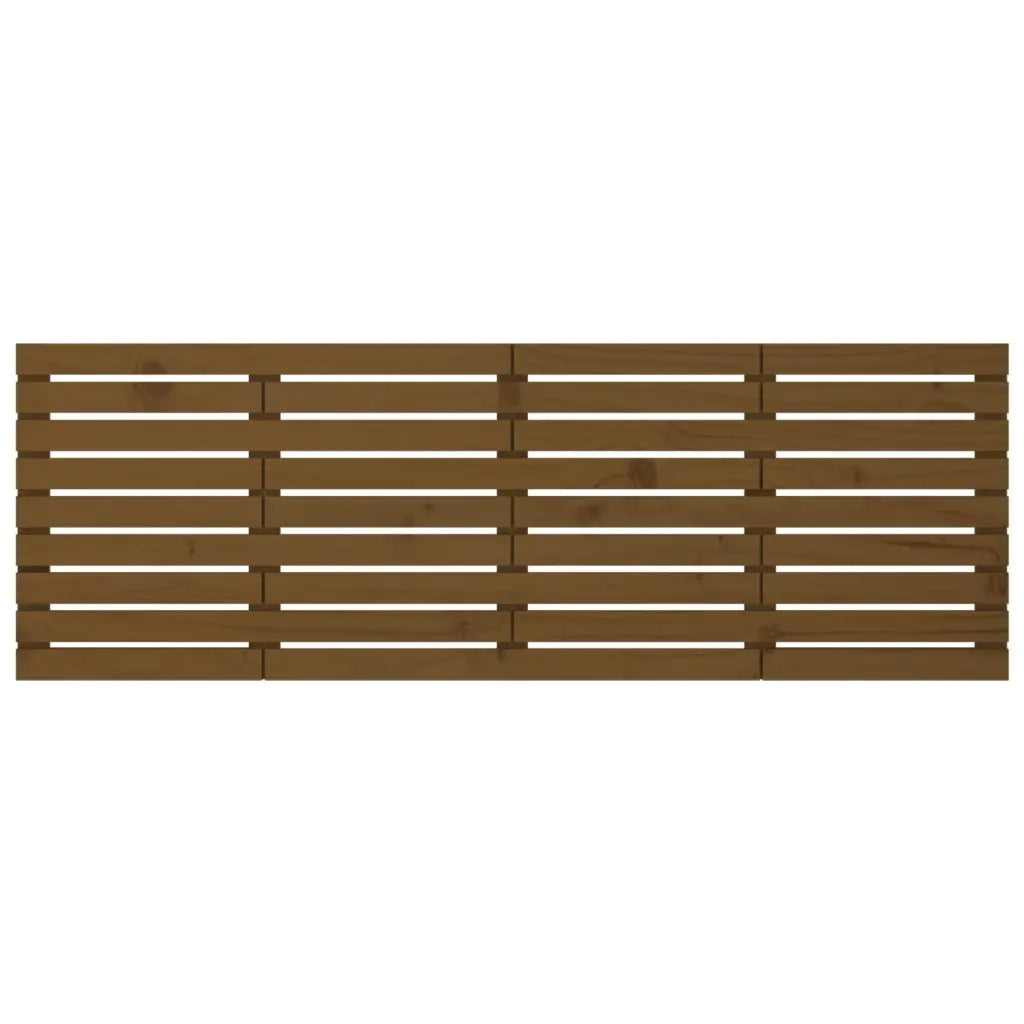 Testiera da Parete Ambra 206x3x63 cm in Legno Massello di Pino
