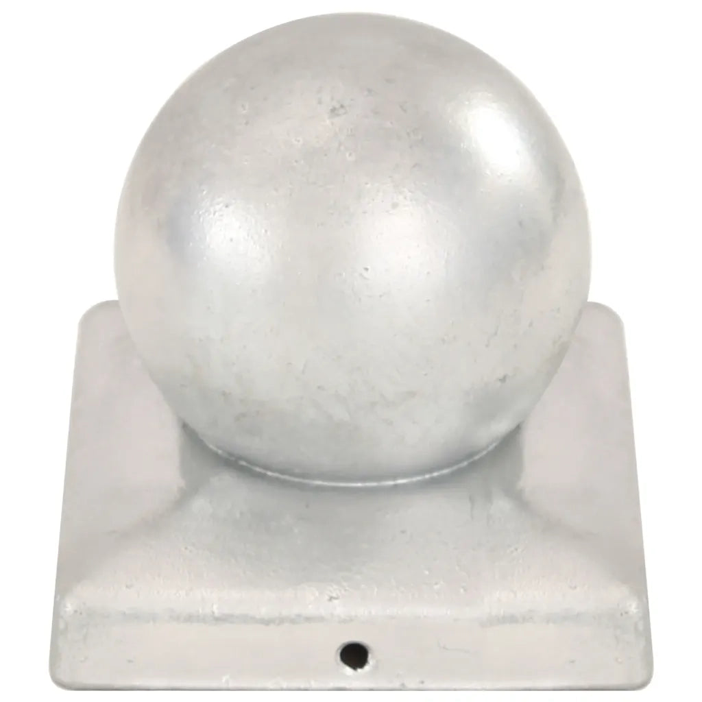 Tappi Pali 6 pz Estremità a Globo in Metallo Zincato 101x101 mm 145500