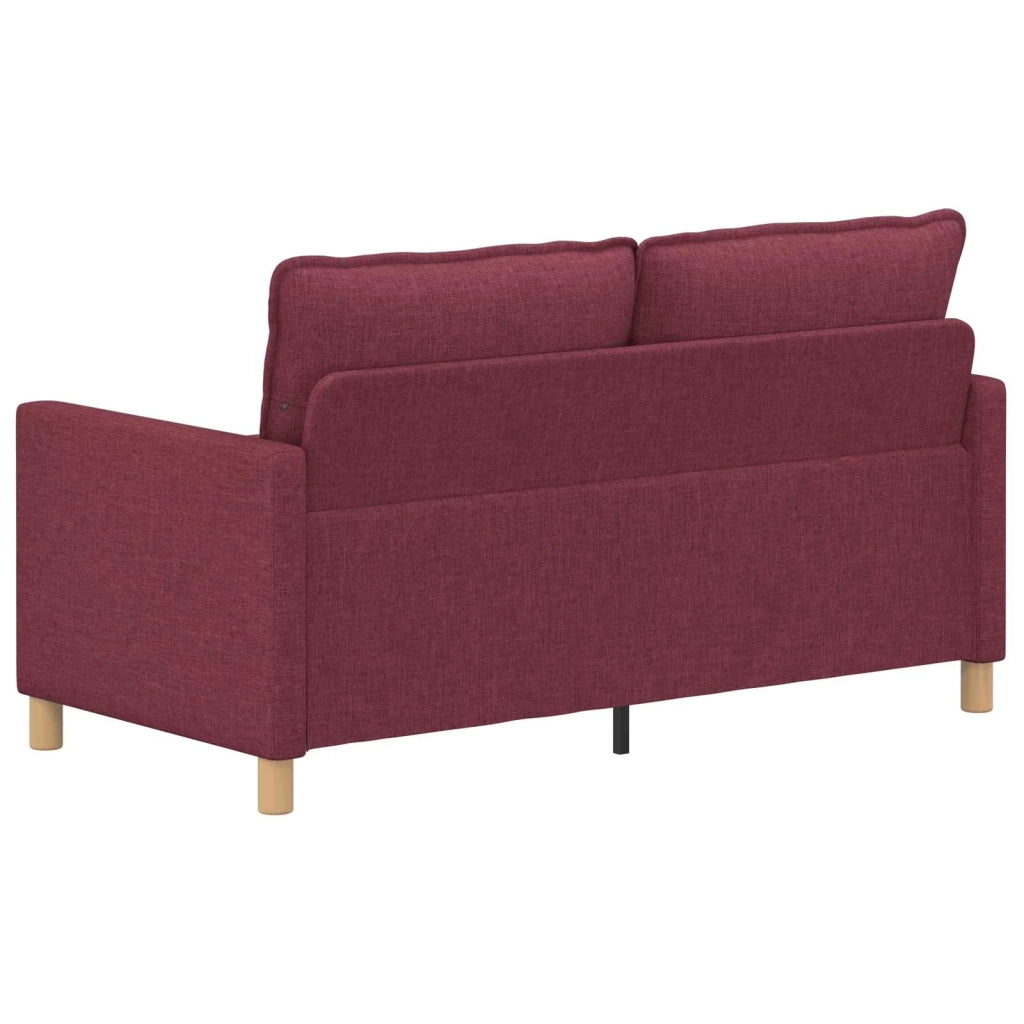 Divano Rosso Vino 156 x 81 x 87,5 cm Tessuto