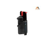 CUSTODIA PORTA SPRAY + LUCE LED + CLIP AGGANCIO