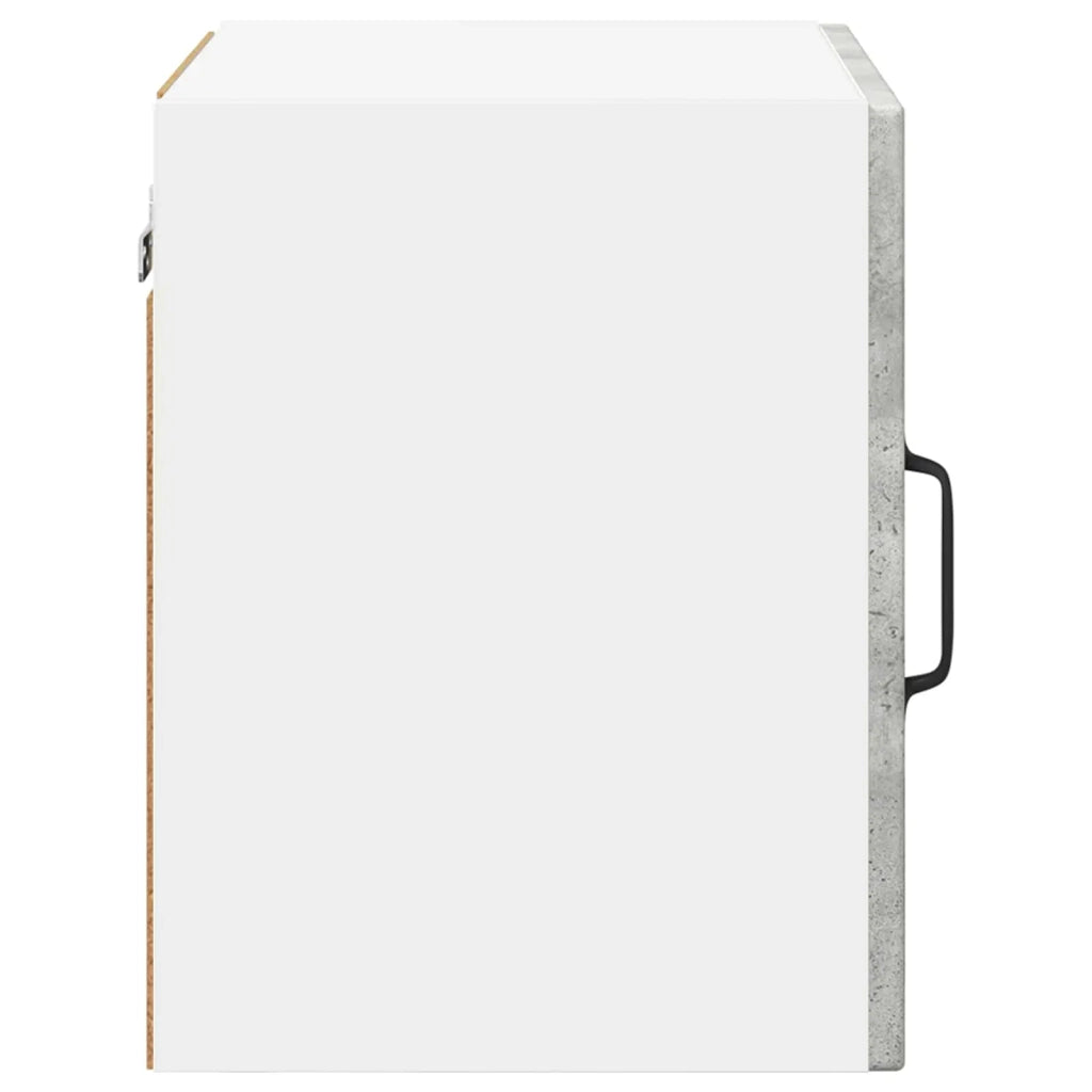 Mobile in vetro da parete PORTO 2 pcs Grigio cemento 885192