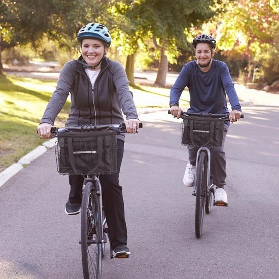 Tas per bicicletta con progetto pieghevole, inclusa tasca interna in nylon rimovibile, adatta per montaggio anteriore e posteriore