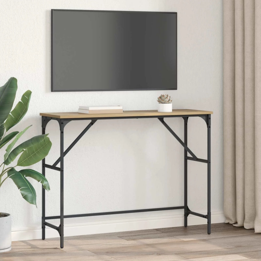 Tavolo consolle Rovere artigianale 100 x 32 x 75 cm