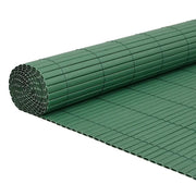 Recinzione da Giardino | Recinzione da cortile Bifacciale Verde 1,8x5 m in PVC