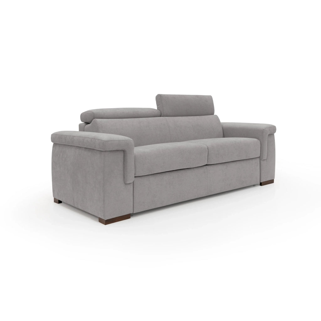 Giunone Divano letto mat. H18 200 cm (mat. 120x197 cm) grigio chiaro