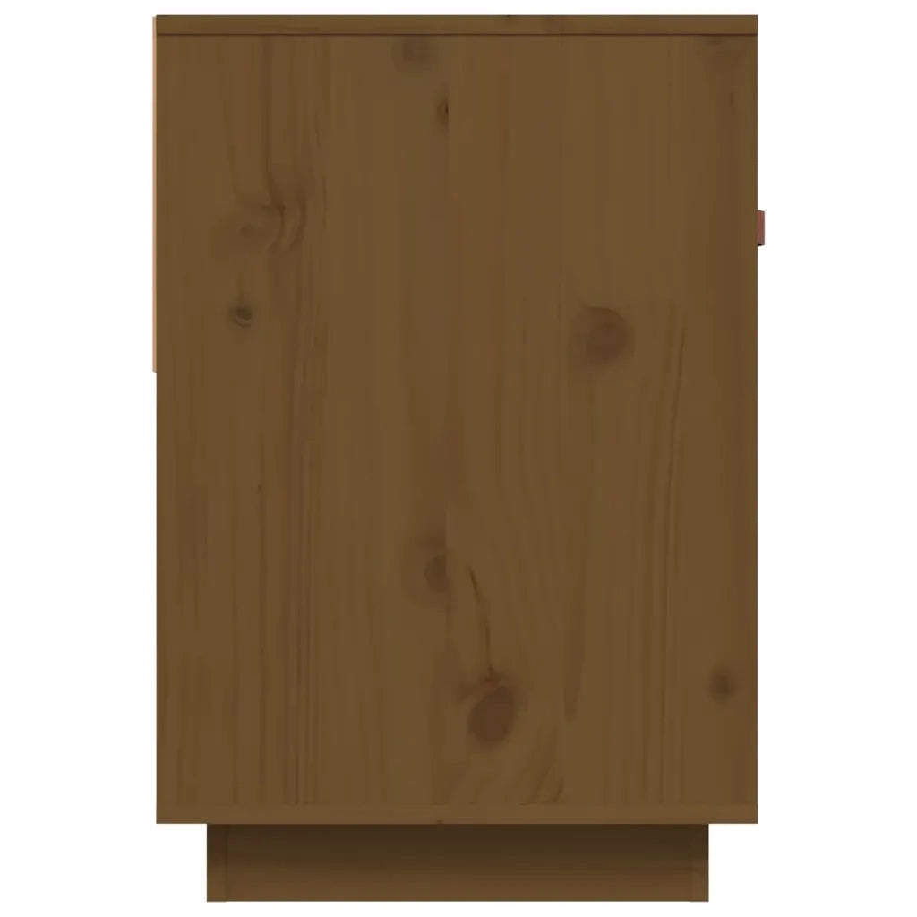 Mobile Porta TV-Mobile per TV-Credenza TV ambra 90x40x60 cm in Legno Massello di Pino