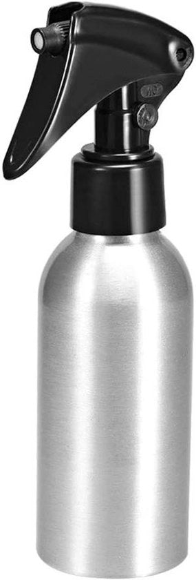 Spray per Flessa in Alluminio per Nebulizzatore con Filtro Interchangeabile 100 ml - Utilizzo Multiplo - Giardinaggio e Pulizia