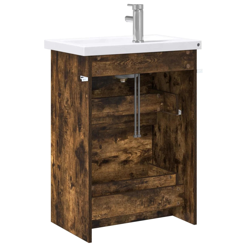 Set di mobili per il bagno Rovere Fumo 61 x 40 x 84,5 cm 3404262