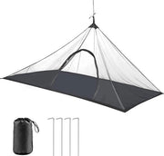 Tenda per Campeggio con Cerniera a Seta - Nero Tenda per Campeggio